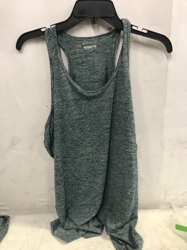 Photo 3 of Amazon Essentials Women's Tech Stretch Racerback Tank Top 2 IN PACK - XL
