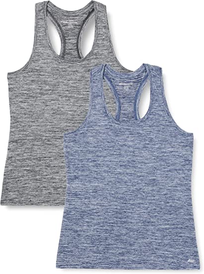 Photo 1 of Amazon Essentials Women's Tech Stretch Racerback Tank Top 2 IN PACK - XL
