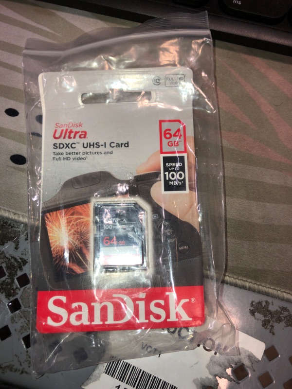 Photo 2 of SanDisk Ultra 64GB SDHC UHS-I Class 10 Memory Card (2 pack)