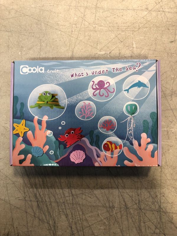 Photo 2 of Coola Sewing Kit for Kids, Crafts for Kids Ages 4-8, DIY Kits for Girls Ages 4 5 6 7 8 9 10 11 12, Art and Craft DIY Early Educational Toys Suitable for Girls & Boys SEA / FACTORY SEALED