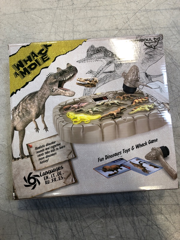 Photo 2 of Interactive Dinosaur Toys for Kids, Whack a Dinosaur Games Hammering Pounding Toys & Realistic Dinosaurs Figures, Toddlers Toys for First Birthday Gifts for Age 1 2 3 4 5 6 Year Old Boys Girls / FACTORY SEALED