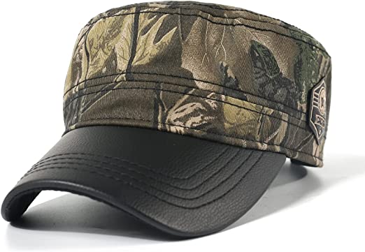 Photo 1 of Cadet Hat Army Cap Trucker Dad Hat Military Flat Top Adjustable Classic Baseball Cap
