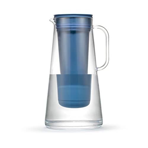 Photo 1 of LifeStraw Home Pitcher BPA Free Plastic 7 Cup Stormy Blue / ONLY PACKAGING HAS MINIMAL DAMAGE 
