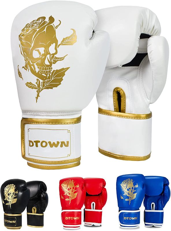 Photo 1 of Boxing Gloves Women Men Training Gloves Youth Kickboxing for MMA, Punching Bag Gloves, Muay Thai
