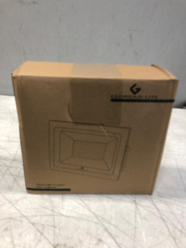 Photo 1 of GLORIOUS-LITE LED Flood Light Outdoor 2 Pack 50W LED Work Light 5000LM Bright Outdoor Floodlights with Plug, 6000K Daylight White, IP66 Waterproof Outdoor Lights for Backyard, Garage, Garden, Lawn 50.0 Watts
