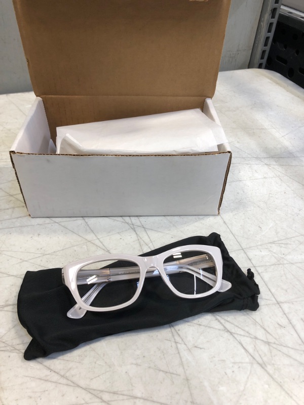 Photo 2 of A.J. Morgan Women's Ambrosia Rectangular Reading Glasses Black 1 x Vision 3.00