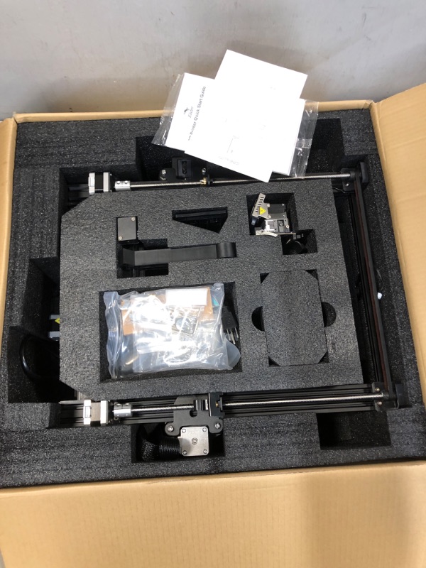 Photo 3 of Creality Ender-3 S1 Plus 3D Printer Ender-3 S1 Pro Upgrade with 300*300*300 mm Build Volume CR Touch Auto-Leveling Sprite Dual-Gear Direct Extruder Dual Z-Axes black(FACTORY SEALED OPENED FOR PHOTOS)