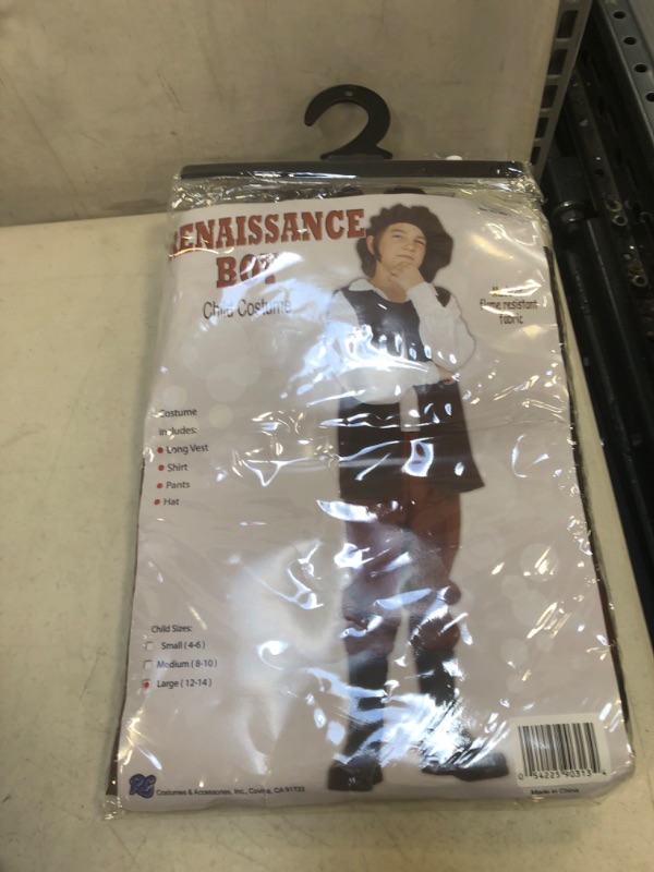 Photo 2 of RENAISSANCE BOY CHILD COSTUME
size L 