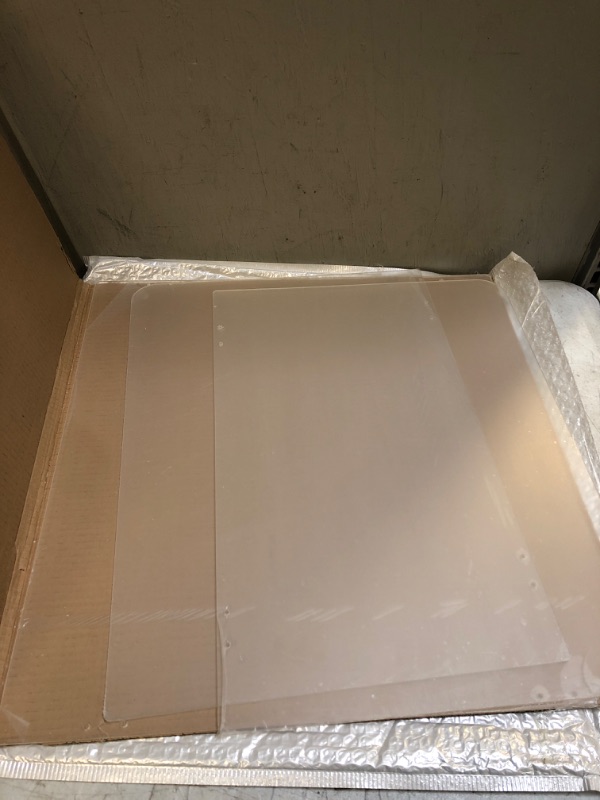 Photo 1 of Desk Shields for Classroom - Clear Acrylic Plexiglass Barrier for Counter, Trifold Sneeze Guard for Desk, Restaurant, Table, Classroom, Teacher, Student 20"W x 19"H x 15"D