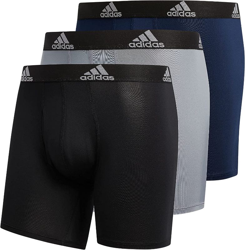 Photo 1 of adidas Men's Performance Boxer Brief Underwear (3-Pack)
