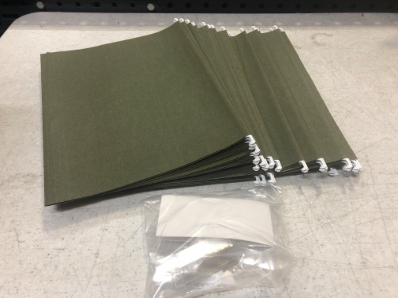 Photo 3 of Blue Summit Supplies Extra Capacity Hanging File Folders, 25 Reinforced Hang Folders, Heavy Duty 4 Inch Expansion, Designed for Bulky Files and Charts, Letter Size, Standard Green, 25 Pack
Visit the Blue Summit