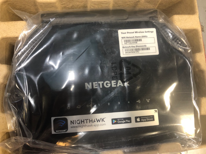 Photo 2 of NETGEAR WiFi Router (R6230) - AC1200 Dual Band Wireless Speed (up to 1200 Mbps) | Up to 1200 sq ft Coverage & 20 Devices | 4 x 1G Ethernet and 1 x 2.0 USB ports
