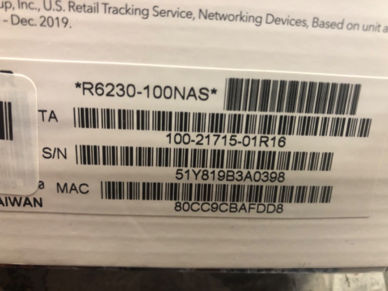 Photo 3 of NETGEAR WiFi Router (R6230) - AC1200 Dual Band Wireless Speed (up to 1200 Mbps) | Up to 1200 sq ft Coverage & 20 Devices | 4 x 1G Ethernet and 1 x 2.0 USB ports
