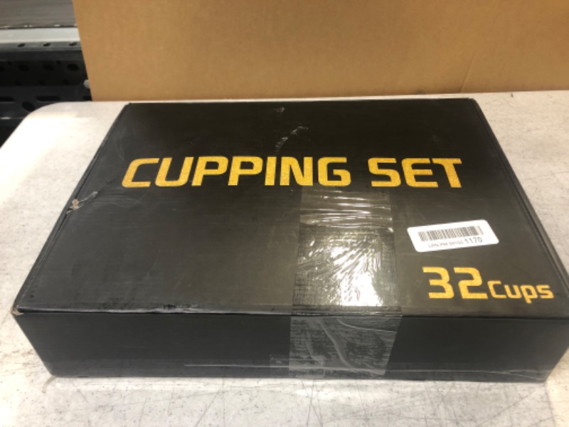 Photo 3 of Cupping Therapy Set,32 Therapy Cups Cupping Set with Pump, Professional Chinese Acupoint Cupping Therapy Sets Hijama for Cupping Massage, Muscle&Joints 32 Cups