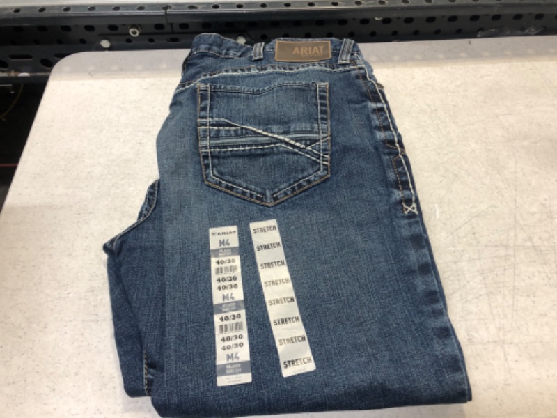 Photo 3 of 40x30------ARIAT Men's M4 Low Rise Boot Cut Jeans