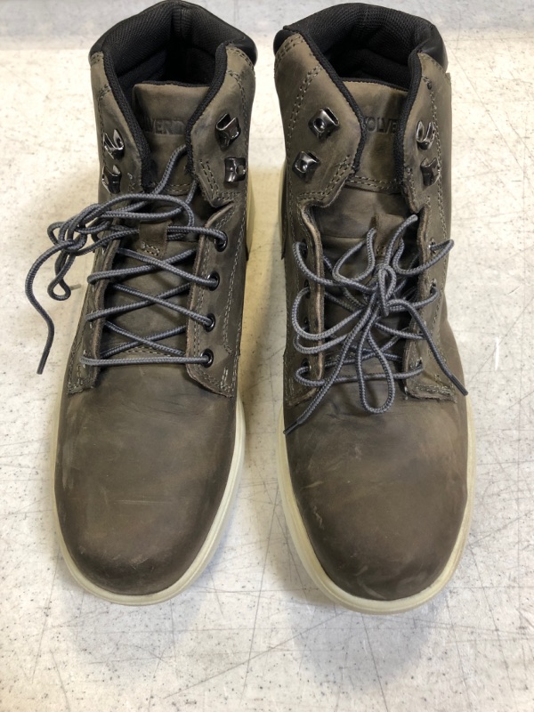 Photo 2 of WOLVERINE Men's Kickstart DuraShocks 6 Inch Composite Toe Construction Boot 10 Charcoal Grey