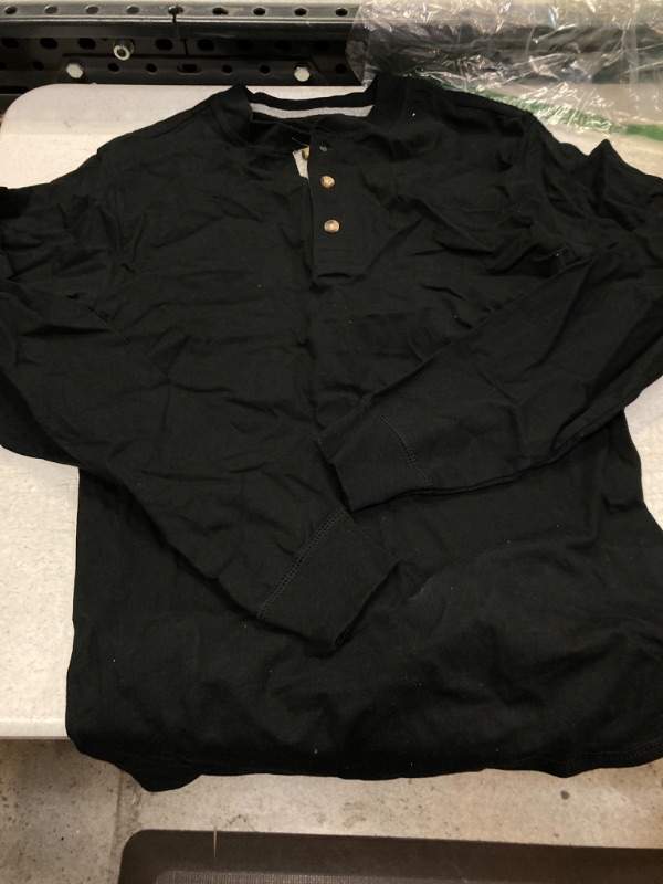 Photo 1 of HANES BEEFY LONG SLEEVE SHIRT -- SIZE SMALL 