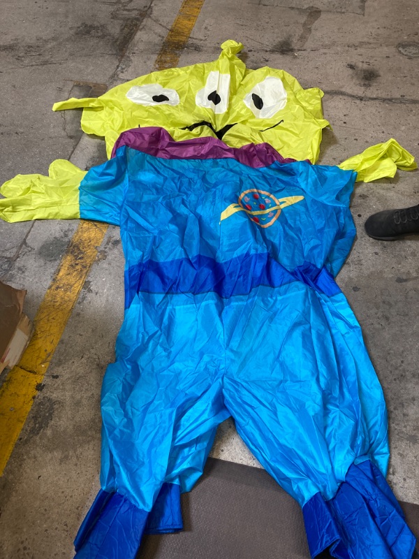 Photo 1 of Disney Pixar Toy Story Alien BLOW UP COSTUME FOR ADULTS (MISSING PUMP) 