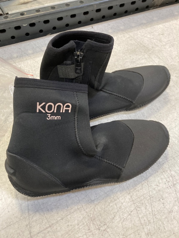 Photo 1 of Kona 3mm Premium Double-Lined Neoprene Scuba Diving and Snorkeling Dive Boots/Booties with Vulcanized Grip Technology -- SIZE 10 WOMAN 