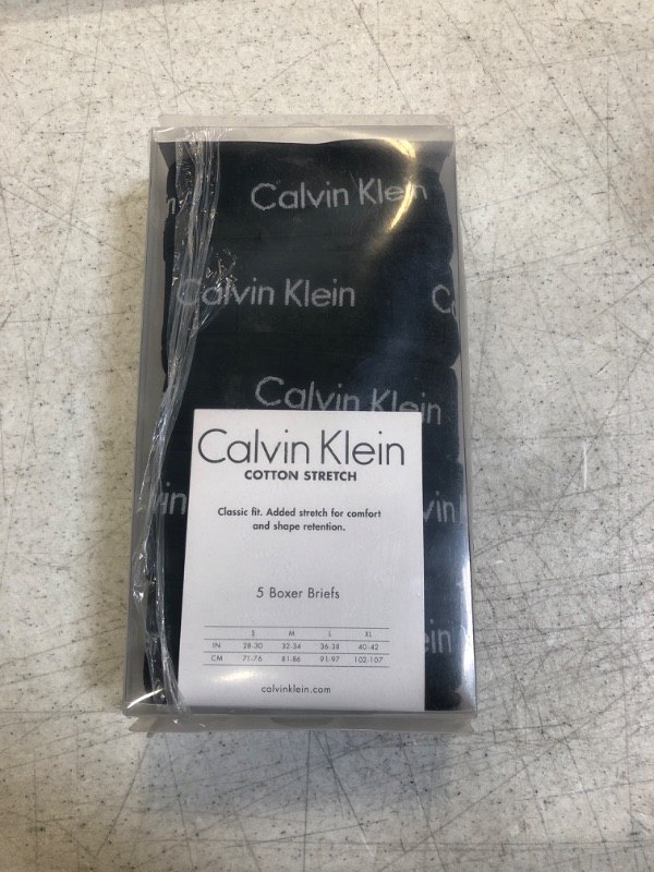 Photo 3 of Calvin Klein Men's Cotton Stretch 5-Pack Boxer Brief SIZE SM 
