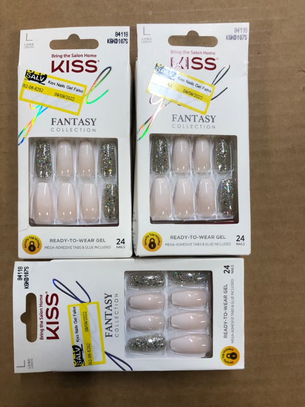 Photo 1 of 3 PACK--- KISS NAIL FALSE NAIL 