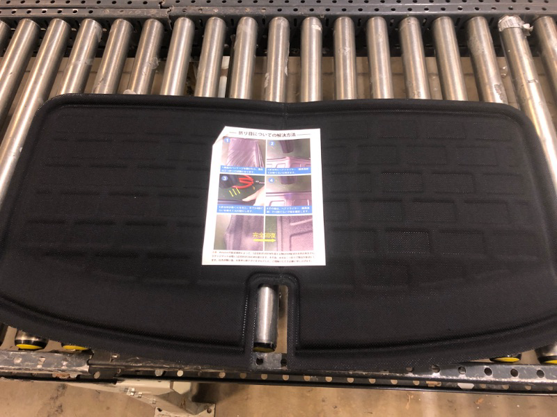 Photo 2 of Mixsuper Custom Fit Cargo Liner for Tesla Model Y 2020-2023 (Only Fits 7 Seater) Trunk Mat XPE Rear Trunk Liner Cargo Mat