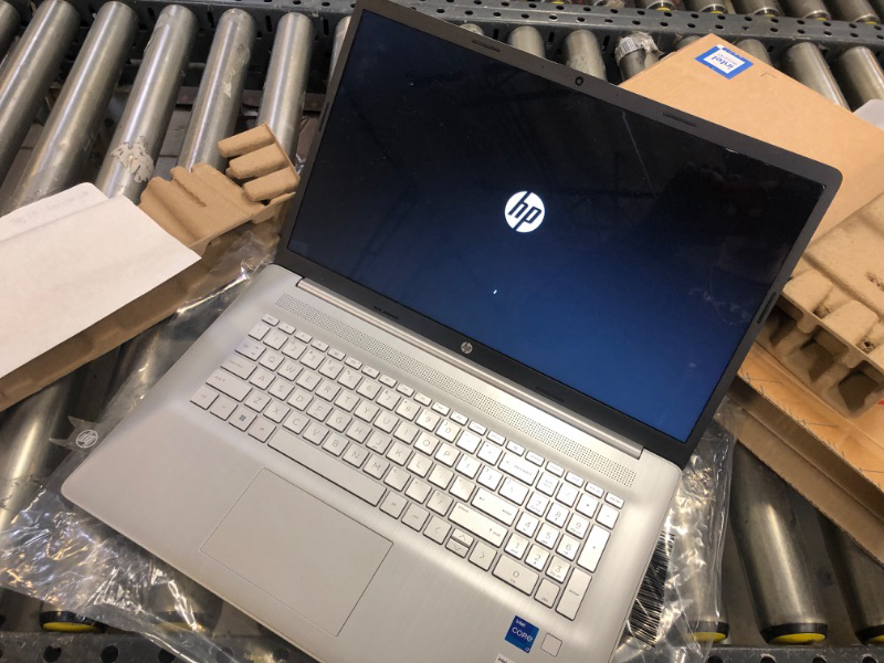 Photo 2 of HP 17 Laptop, 17.3" HD+ Touchscreen, 12th Gen Intel i7-1255U Processor, 32GB DDR4 RAM, 1TB SSD, Wi-Fi 6, Webcam, Backlit Keyboard, Fingerprint Reader, HDMI, Windows 11 Home, Silver
