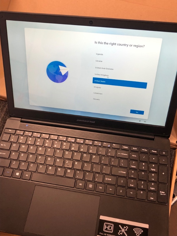 Photo 6 of Packard Bell 15.6 inch Laptop IPS FHD 1920 x 1080 Resolution Laptop Computer, Intel Celeron N4020, UHD Graphics 600, 4GB Ram 128GB SSD, Micro SD Slot, Windows 11 in Home S Mode, 2MP Camera, Speakers 15.6" Laptop