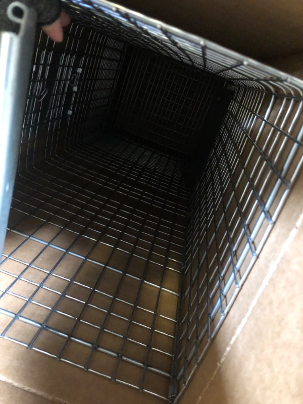 Photo 1 of Havahart 1079SR Large 1-Door Humane Catch and Release Live Animal Trap for Raccoons, Cats, Bobcats, Beavers, Small Dogs, Groundhogs, Opossums, Foxes, Armadillos, and Similar-Sized Animals