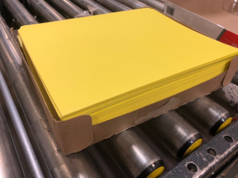 Photo 2 of Pendaflex Two-Tone Color File Folders, Letter Size, Yellow, Straight Cut, 100/BX (152 YEL)