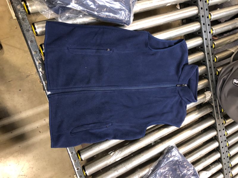Photo 1 of Amazon Essentials Men's Full-Zip Polar Fleece Vest (Available in Big & Tall) Polyester Navy Small