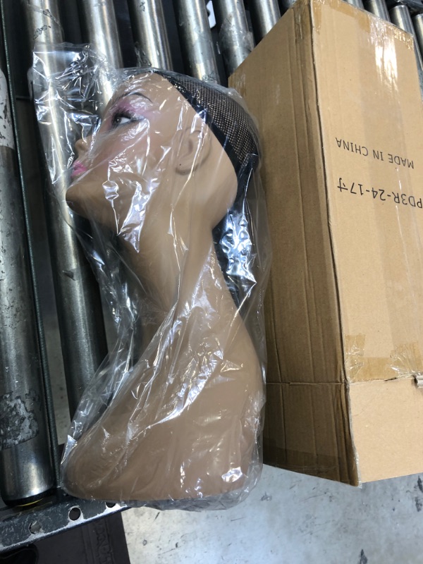 Photo 2 of 18" Female Life Size Mannequin Head for Wigs, Hats, Sunglasses Jewelry Display PD3R-24
