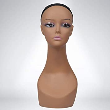 Photo 1 of 18" Female Life Size Mannequin Head for Wigs, Hats, Sunglasses Jewelry Display PD3R-24
