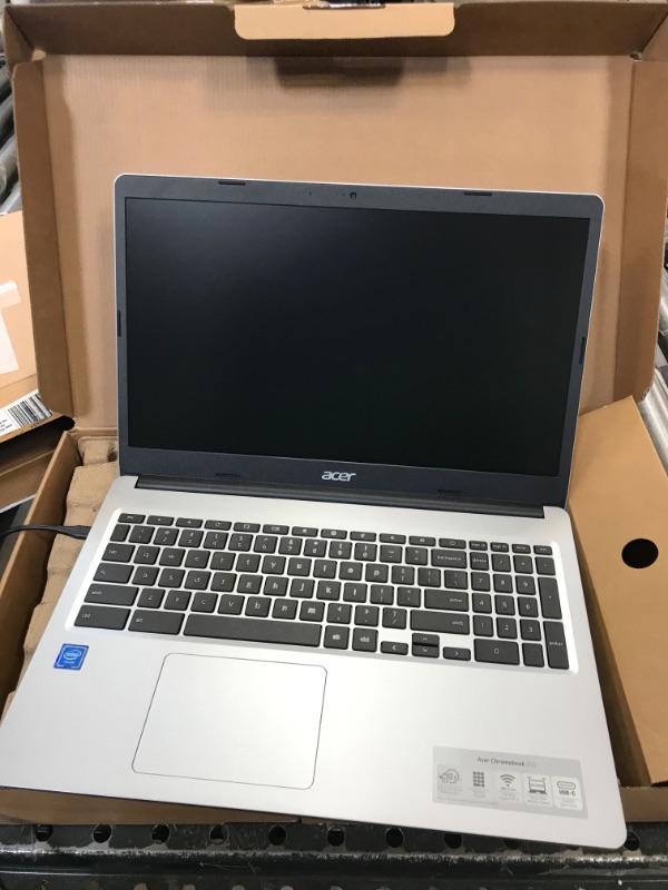 Photo 4 of Acer Chromebook 315 Chromebook Intel Celeron N4000 (1.10 GHz) 4 GB LPDDR4 Memory 32 GB Flash 15.6" Chrome OS - password locked.