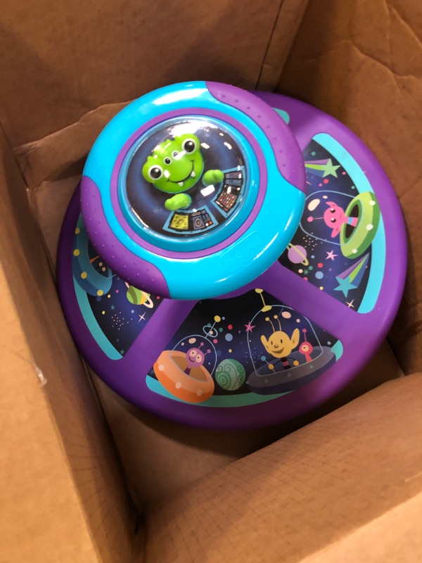 Photo 2 of MindSprout Light-Up Space Twister | 360° Sit Twist and Spin, Toddler Toys Age 2, 3, 4, 5, Birthday for Boy Girl, 18 Months +, LED Lights, Kids Toy Indoor or Outdoor for 2 Year Old (Patent Pending)