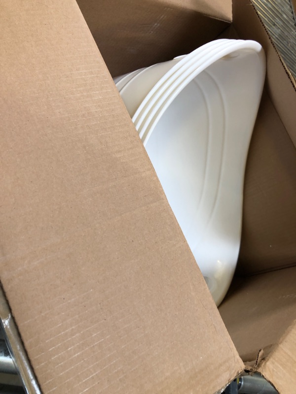 Photo 1 of 4 WHITE PLASTIC LAUNDRY BINS / GARDEN BINS 