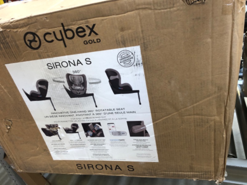 Photo 4 of Cybex Sirona S with Convertible Car Seat, 360° Rotating Seat, Rear-Facing or Forward-Facing Car Seat, Easy Installation, SensorSafe Chest Clip, Instant Safety Alerts, Urban Black Car Seat Urban Black