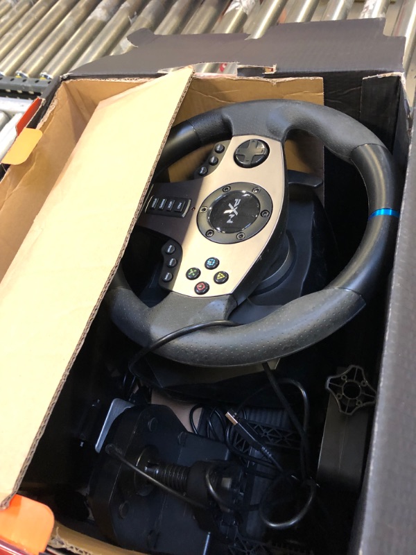 Photo 1 of PXN V9 Gaming Racing Wheel with Pedals and Shifter, Steering Wheel for PC, Xbox One, Xbox Series X/S, PS4, PS3 and Nintendo Switch