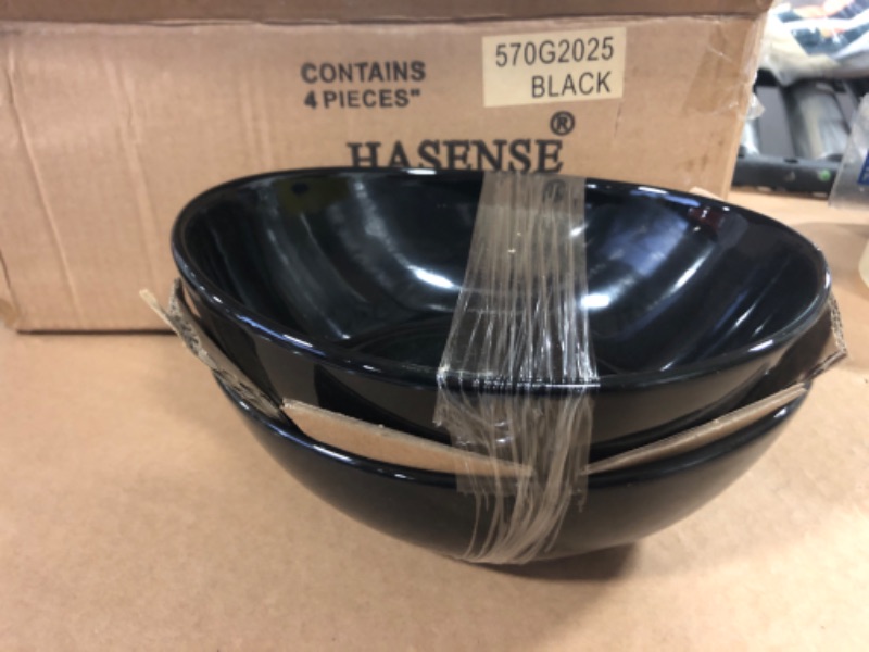 Photo 1 of 4pcs Small Black Bowls 