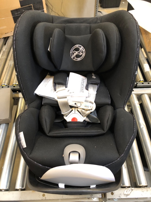 Photo 2 of Cybex Sirona S with Convertible Car Seat, 360° Rotating Seat, Rear-Facing or Forward-Facing Car Seat, Easy Installation, SensorSafe Chest Clip, Instant Safety Alerts, Urban Black Car Seat Urban Black