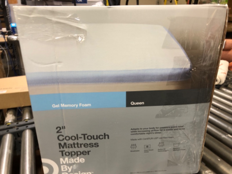Photo 1 of ,   2&#34; Cooling Gel Mattress Topper White  - Made By Design&#8482;