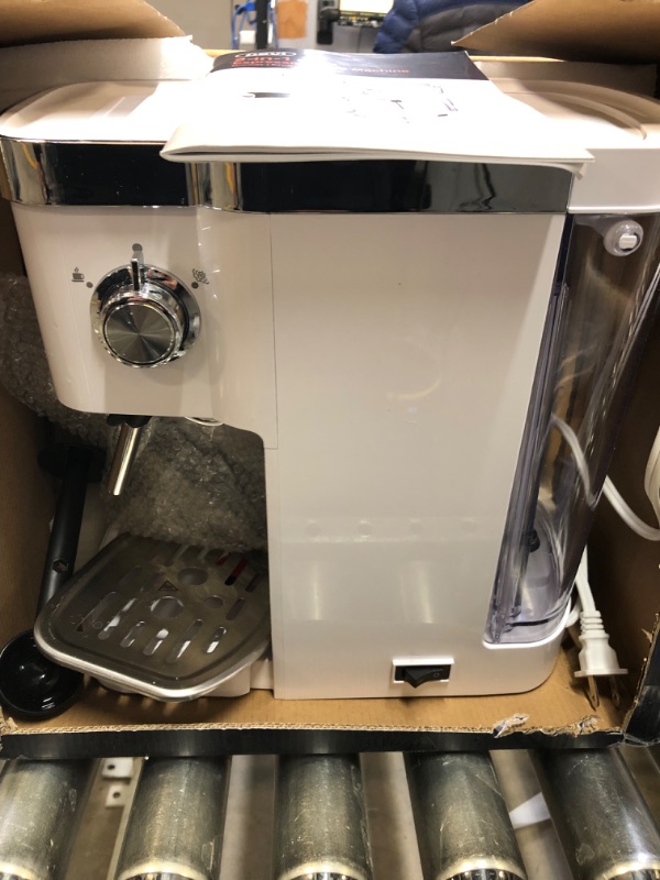 Photo 5 of 
Gevi Espresso Machine 20 Bar Fast Heating Automatic White Espresso Machine with Milk Frother Cappuccino Maker for Espresso, Latte, Macchiato, 1.2L Water...