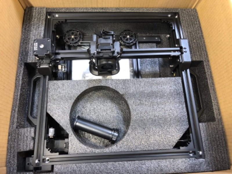 Photo 2 of Official Creality 3D Printer Ender-5 S1 250mm/s High-Speed Printing 3D Printers with 300? High-Temp Nozzle Direct Drive Extruder, CR Touch Auto Leveling, Stable Cube Frame High Precision,220X220X280mm