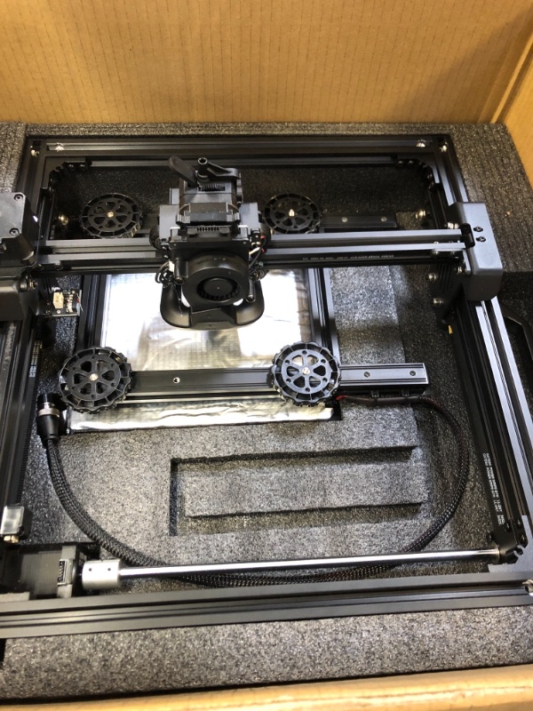 Photo 4 of Official Creality 3D Printer Ender-5 S1 250mm/s High-Speed Printing 3D Printers with 300? High-Temp Nozzle Direct Drive Extruder, CR Touch Auto Leveling, Stable Cube Frame High Precision,220X220X280mm