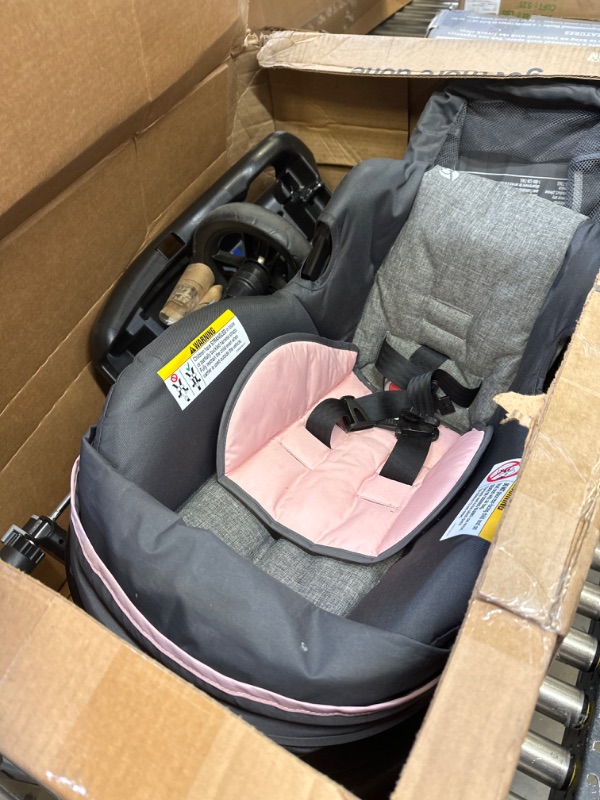 Photo 2 of Baby Trend Skyline 35 Travel System, Starlight Pink Starlight Pink Skyline 35 Travel System