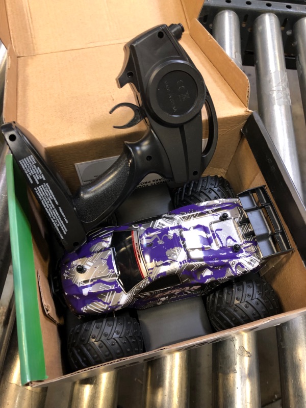 Photo 2 of BEZGAR TM202 Toy Grade 1:20 Scale Remote Control Car,2WD Top Speed 15 Km/h Electric Toy Off Road 2.4GHz RC Monster Vehicle Truck Crawler with 2 Rechargeable Batteries for Boys Kids and Adults Tm202-purple
UNABLE TO TEST