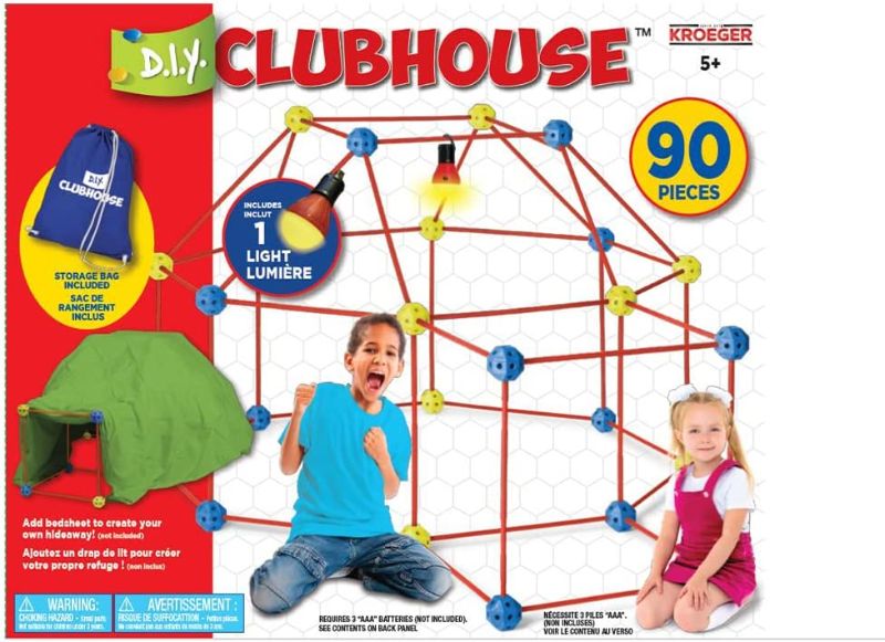 Photo 1 of D.I.Y Clubhouse Fort Building Kit - 90 Pieces | Educational Learning Toy for Creative Minds
