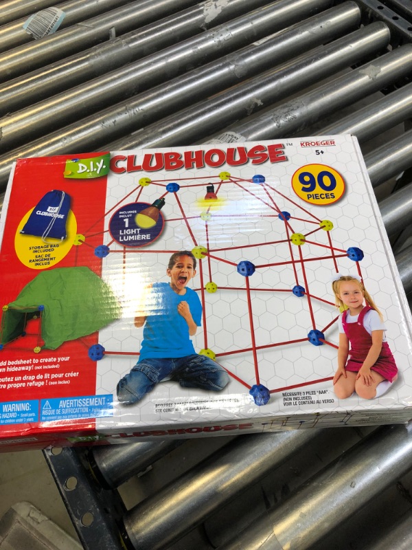 Photo 3 of D.I.Y Clubhouse Fort Building Kit - 90 Pieces | Educational Learning Toy for Creative Minds
