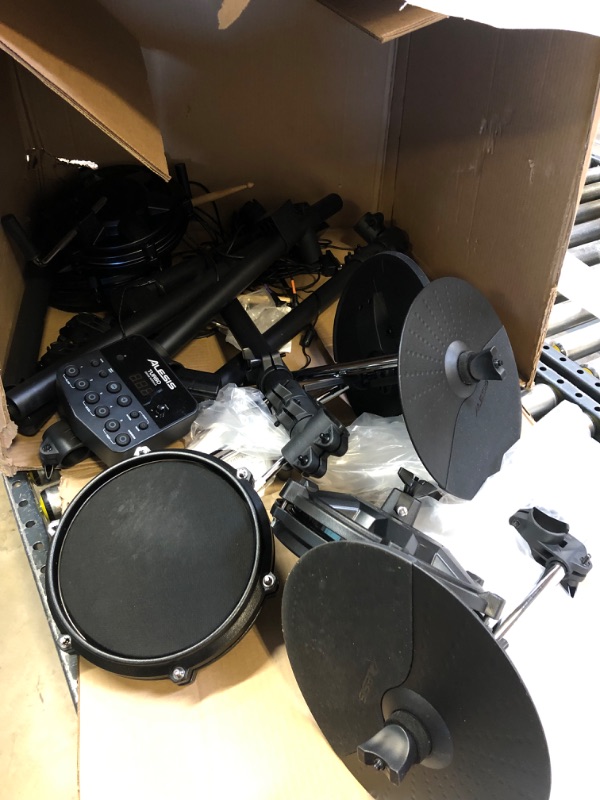 Photo 3 of Alesis Drums Turbo Mesh Kit – Electric Drum Set With 100+ Sounds, Mesh Drum Pads, Drum Sticks, Connection Cables and 60 Melodics Lessons
FOR PARTS ONLY