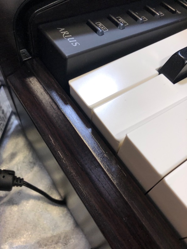 Photo 3 of Yamaha YDP165 Arius Series Digital Console Piano with Bench, Black
MINOR DAMAGE - 2 BROKEN KEYS --- NEW OPEN BOX 
